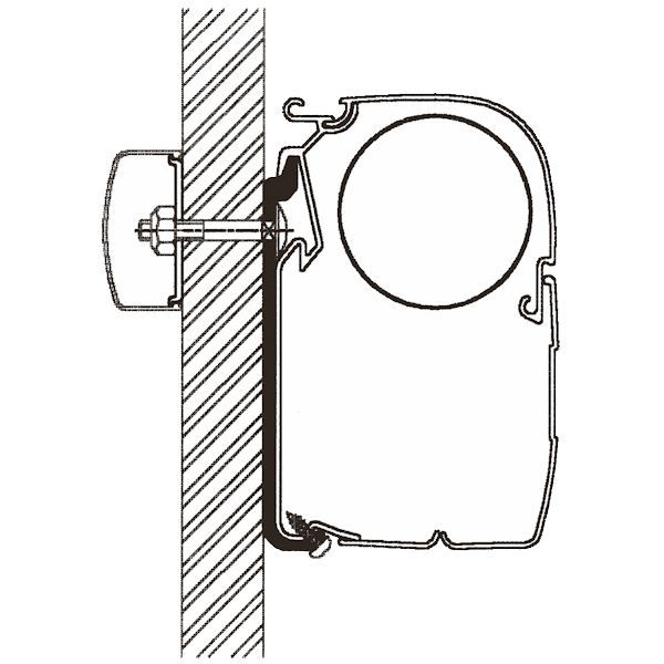 THULE Adapter Flat 400 cm fuer Markise 5200 8000 308042