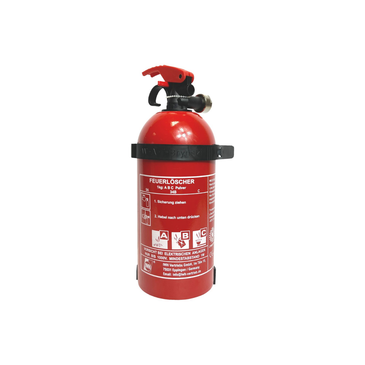 IWH Feuerloescher 1 kg mit Halter