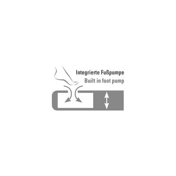 HIGH PEAK Luftbett Cross Beam SingleExtra Long - 40043