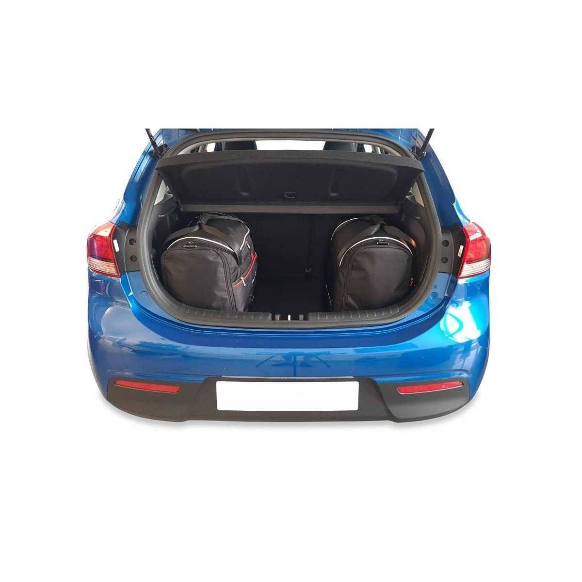 KJUST Kofferraum Taschen Set fuer KIA RIO Schraegheck ab Bj. 2017 3er-Set - 7022046