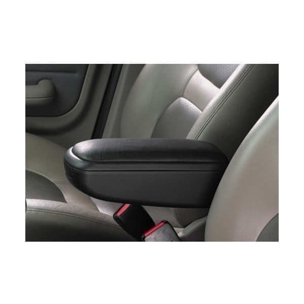 FB AUTOMOTIVE Mittelarmlehne Fiat 500 facelift Bj. 07-15- Leder schwarz KAMEI Armlehne