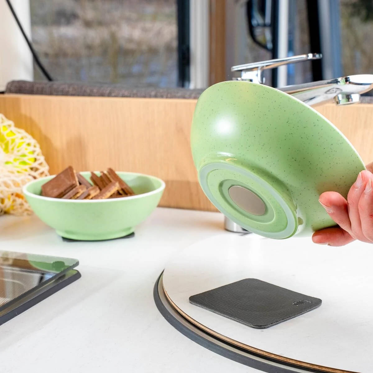 BRUNNER x SILWY DOLOMIT MAGNETIC ANTISLIP Geschirr-Set Gruen 11-tlg- - 0842050N.C43