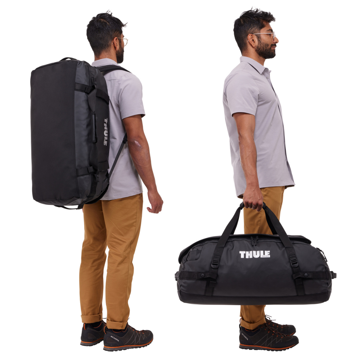 THULE Chasm Recycled Reisetasche 70 L - Schwarz - 3204993