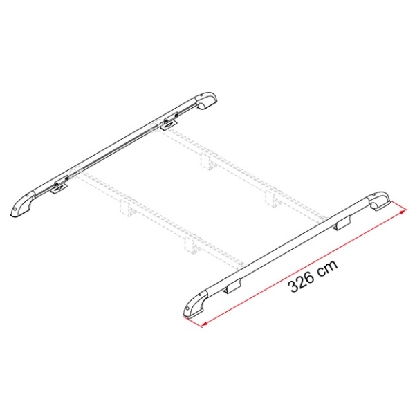 Dachtraegersystem FIAMMA ROOF-RAIL