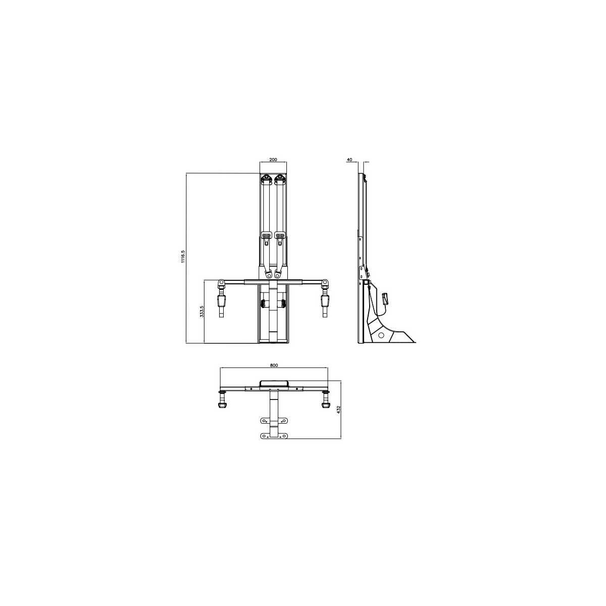 CTA Smart Kit Gurtbock Fiat Ducato ab Bj. 2006 VAN Combi Ready Kit Hoehe 1116-5 mm - 9SK0210202X00