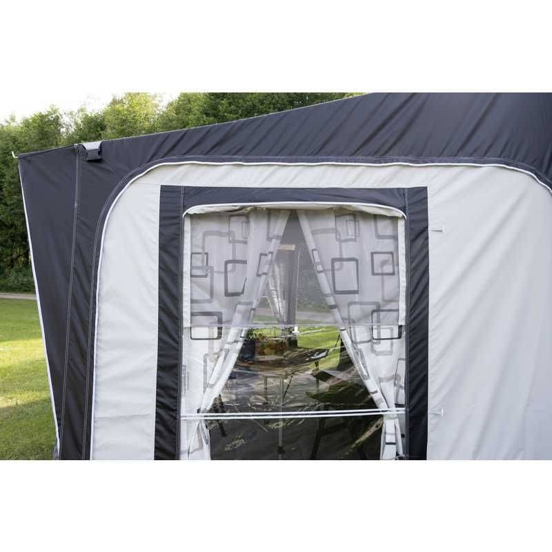 REIMO TENT Wohnwagenvorzelt BOLOGNA 400 x 240 cm Stahl-Gestaenge - 936373