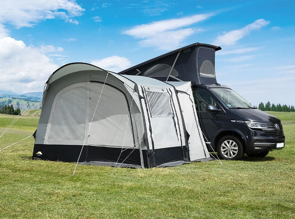 DWT aufblasbares Bus-Vorzelt RODEO AIR 320 x 200-100 cm Anbauhoehe 180-220 cm - 2110100