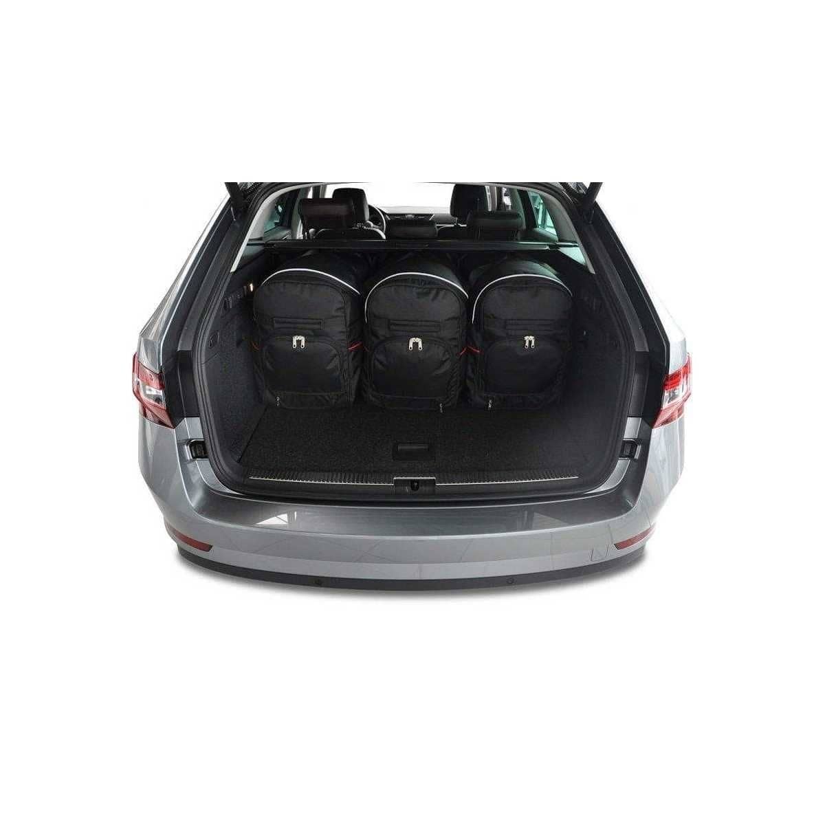 KJUST Kofferraum Taschen Set fuer SKODA SUPERB Kombi Bj. 2015-2023 5er-Set - 7037013