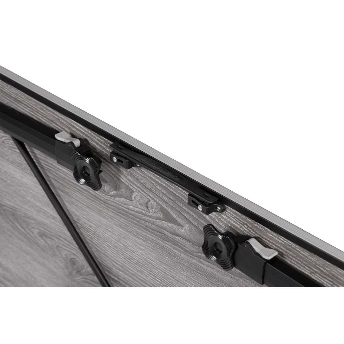BRUNNER Campingstuhl ARAVEL VITACHIC 3D - L Dunkelgrau 2er-Set - Tisch ELU NG 100x68 cm - 0404065N.C69L 0406040N