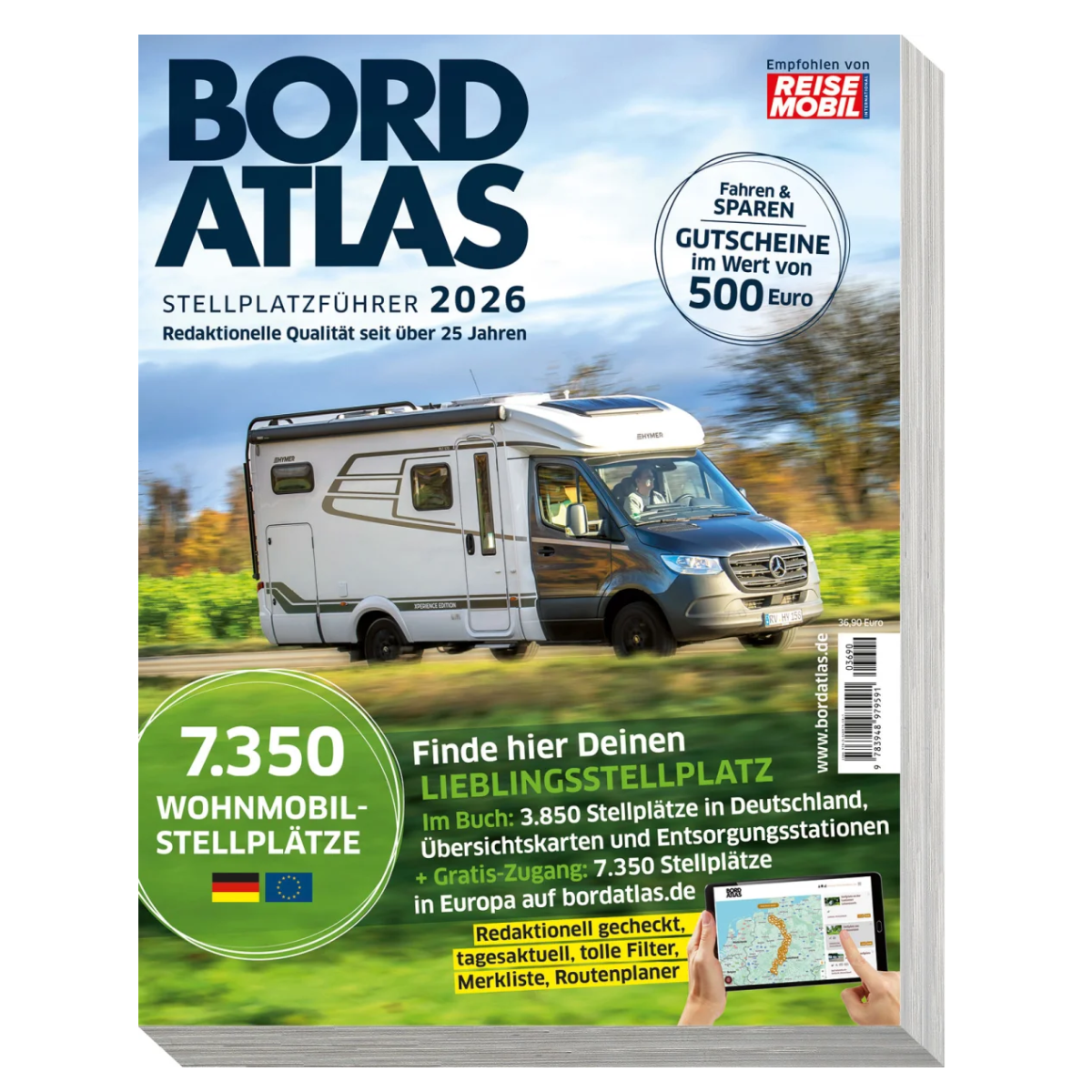 Reisemobil Bordatlas Stellplatzfuehrer 2026 beide Baende Deutschland und Europa im Paket