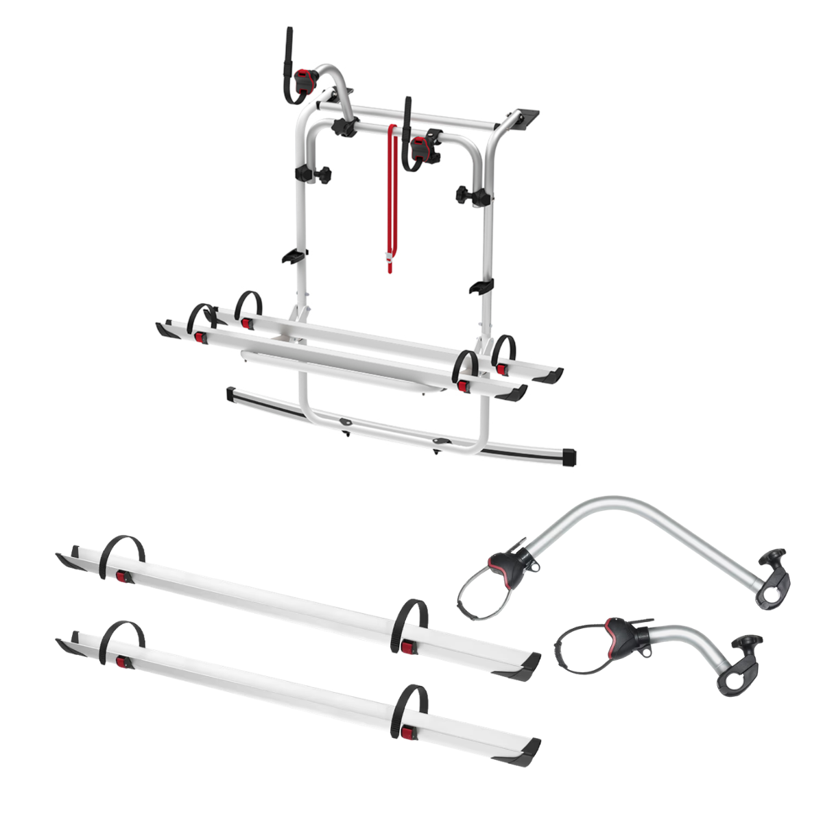 FIAMMA Carry Bike VW Caddy 2016-2020 Fahrradtraeger fuer 4 Fahrraeder - 02096B24- 08831A01- 08831C01- 98656M566