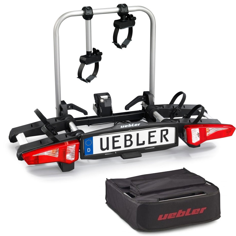 Set UEBLER i21 Z Fahrradtraeger 18190 2 Raeder mit 60° Abklappung inkl. Tasche