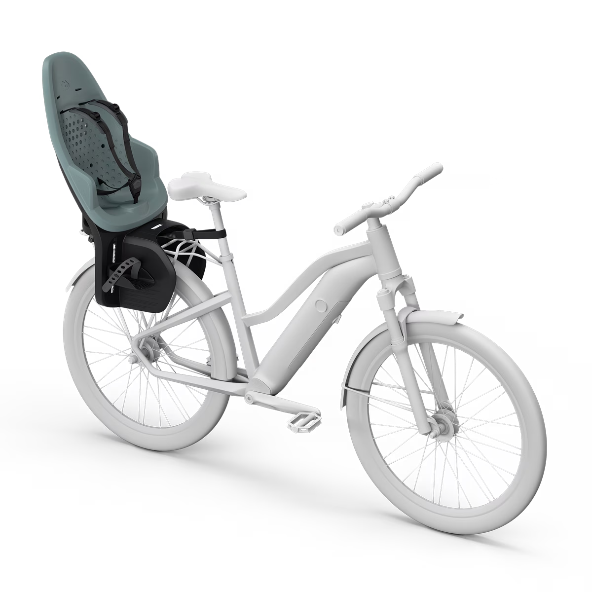 THULE Yepp 2 Maxi Fahrradkindersitz Gepaecktraeger Mid Blue - 12041302