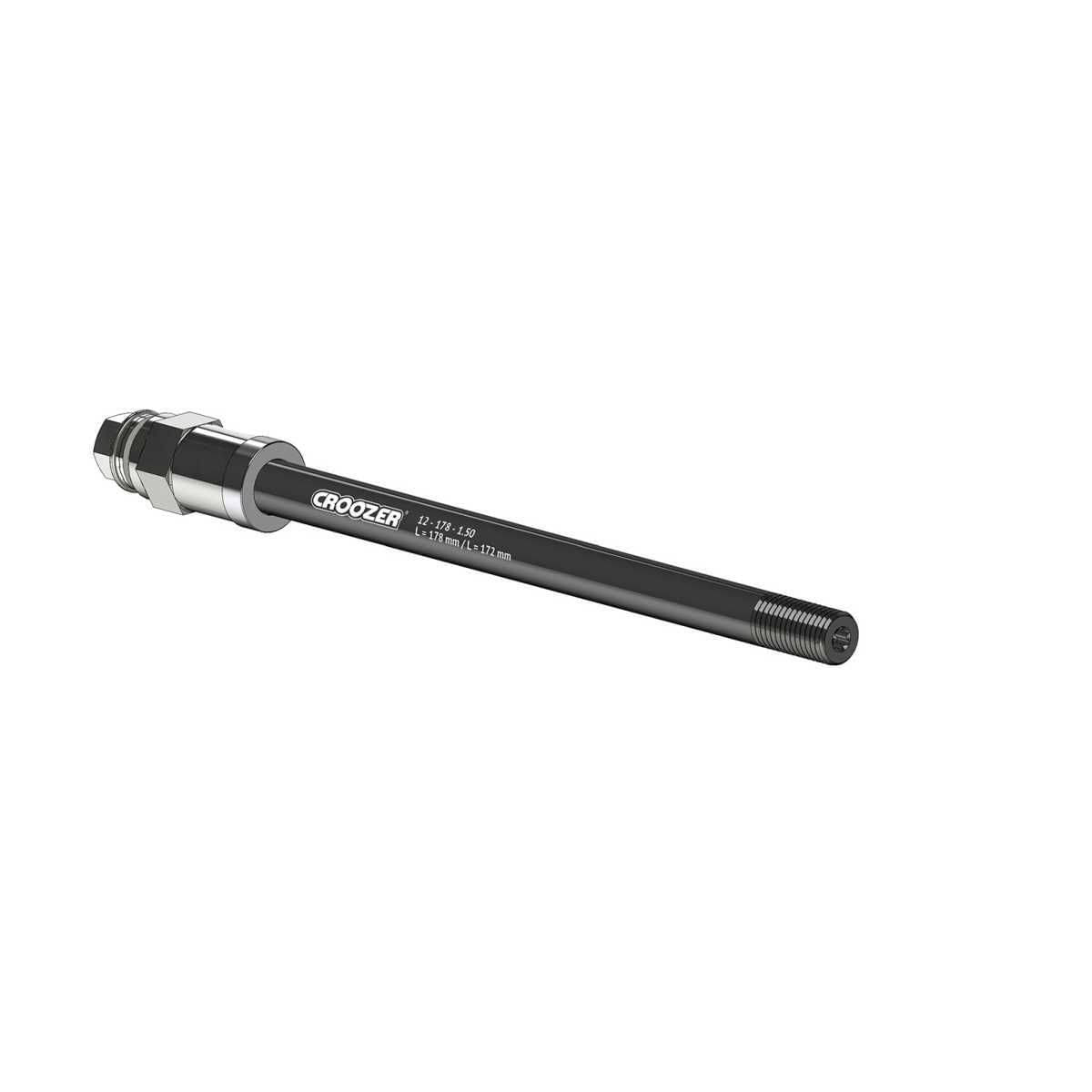 CROOZER Steckachsadapter Gewindesteigung 1.50 - Laenge 172-178 mm- Adapterkopf - 122530518