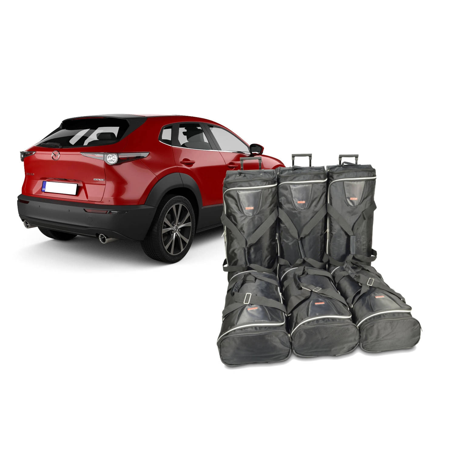 Car Bags M31601S MAZDA CX-30 SUV Bj 19- Reisetaschen Set- Auf Ihr Auto massgeschneidert- Das Original