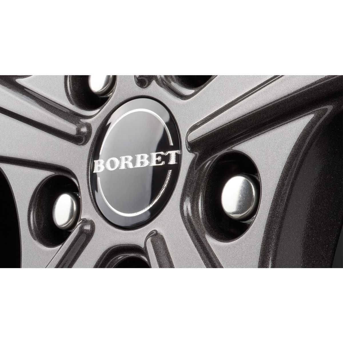 BORBET Alufelge CWT mistral anthracite glossy 15 Zoll fuer Wohnwagen - CWT 60530112566-5MAG