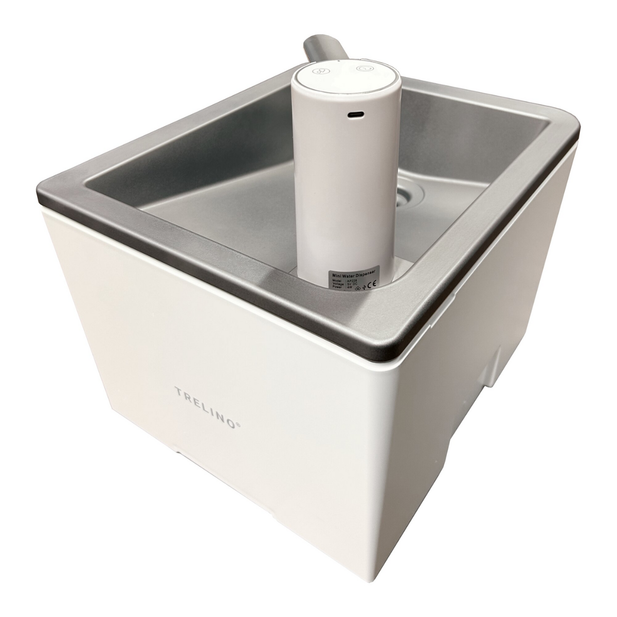 TRELINO Splash Basic - Waschbecken Groesse L Weiss - T6-01201
