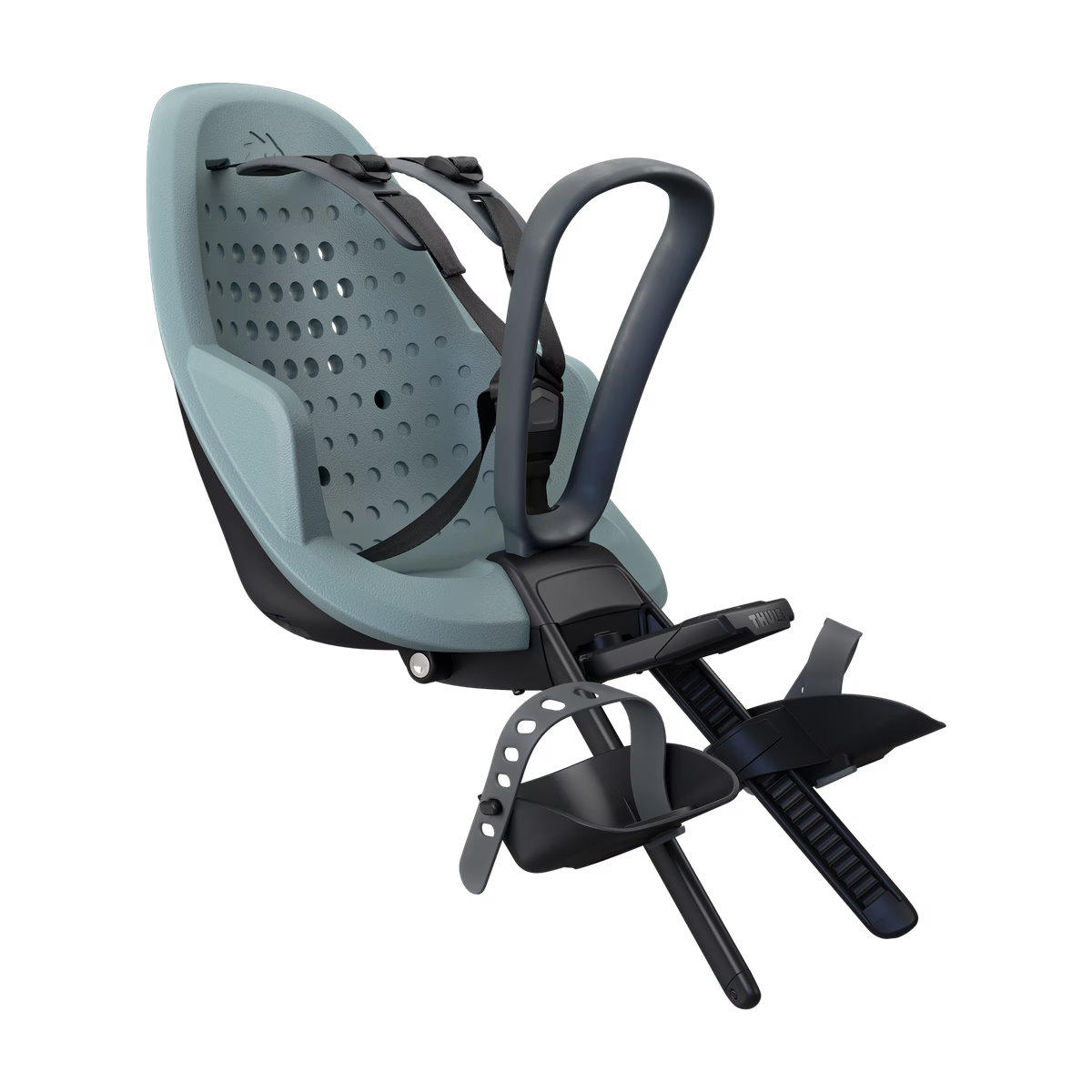 THULE Yepp 2 Mini Fahrradkindersitz Frontmontage Mid Blue - 12041102