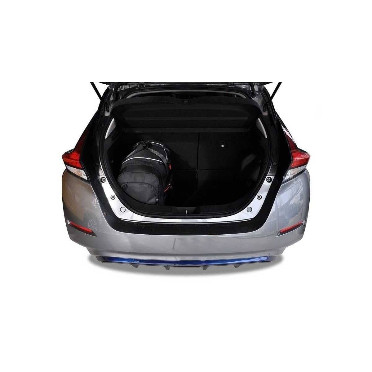 KJUST Kofferraum Taschen Set fuer NISSAN LEAF ELECTRIC ab Bj. 2017 4er-Set - 7030016