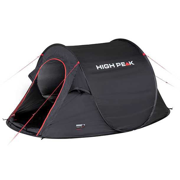 HIGH PEAK Pop-Up-Zelt Vision 3 schwarz - 10290