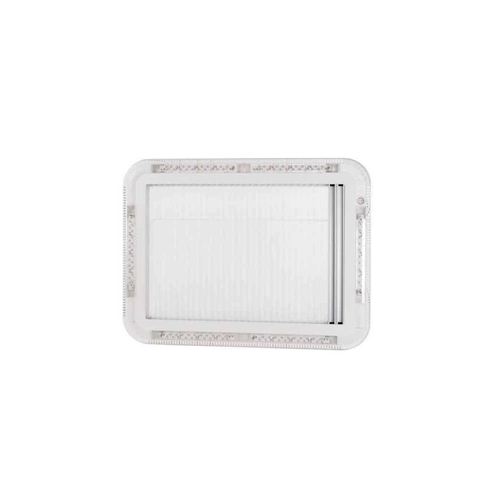 CARBEST Dachhaube 700 x 500 mm mit Zwangsbelueftung Dachstaerke 25-60 mm Grau getoent - 318540