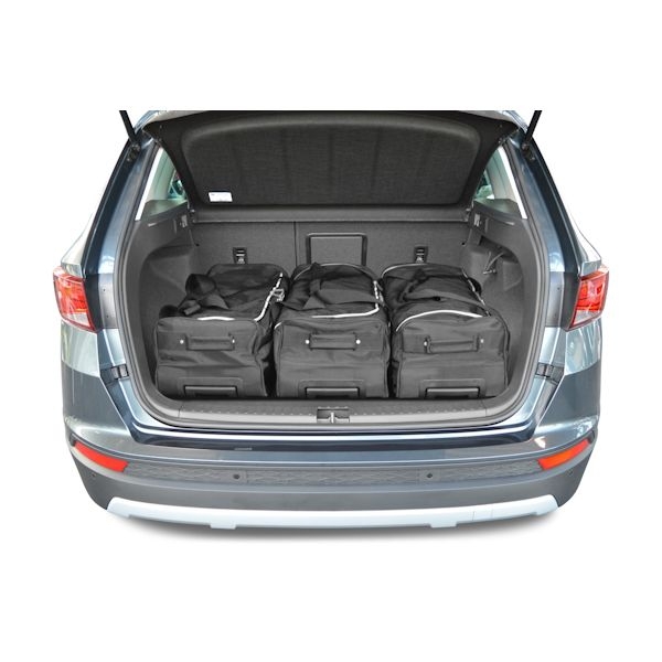 Car Bags S30701S Seat Ateca 2016- tiefer Ladeboden - Reisetaschen Set- Auf Ihr Auto massgeschneidert- Das Original