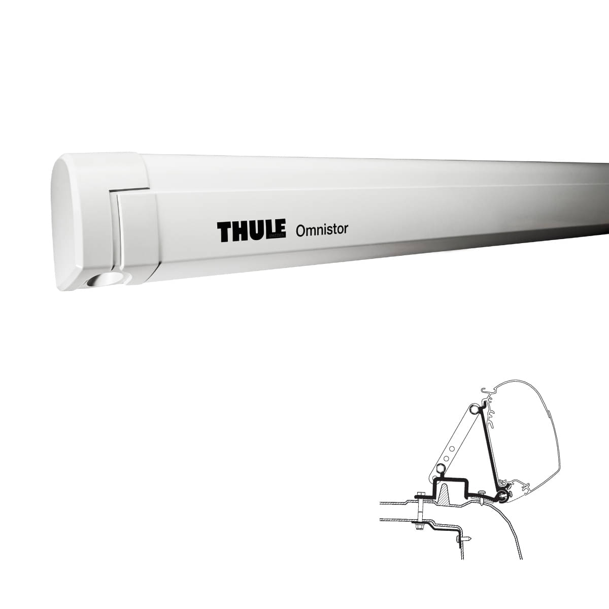 Thule Omnistor 5200 -3-02x2.50- - 301033 - Markise THULE Omnistor 5200 Mystic grau 300 cm Gehaeuse weiss