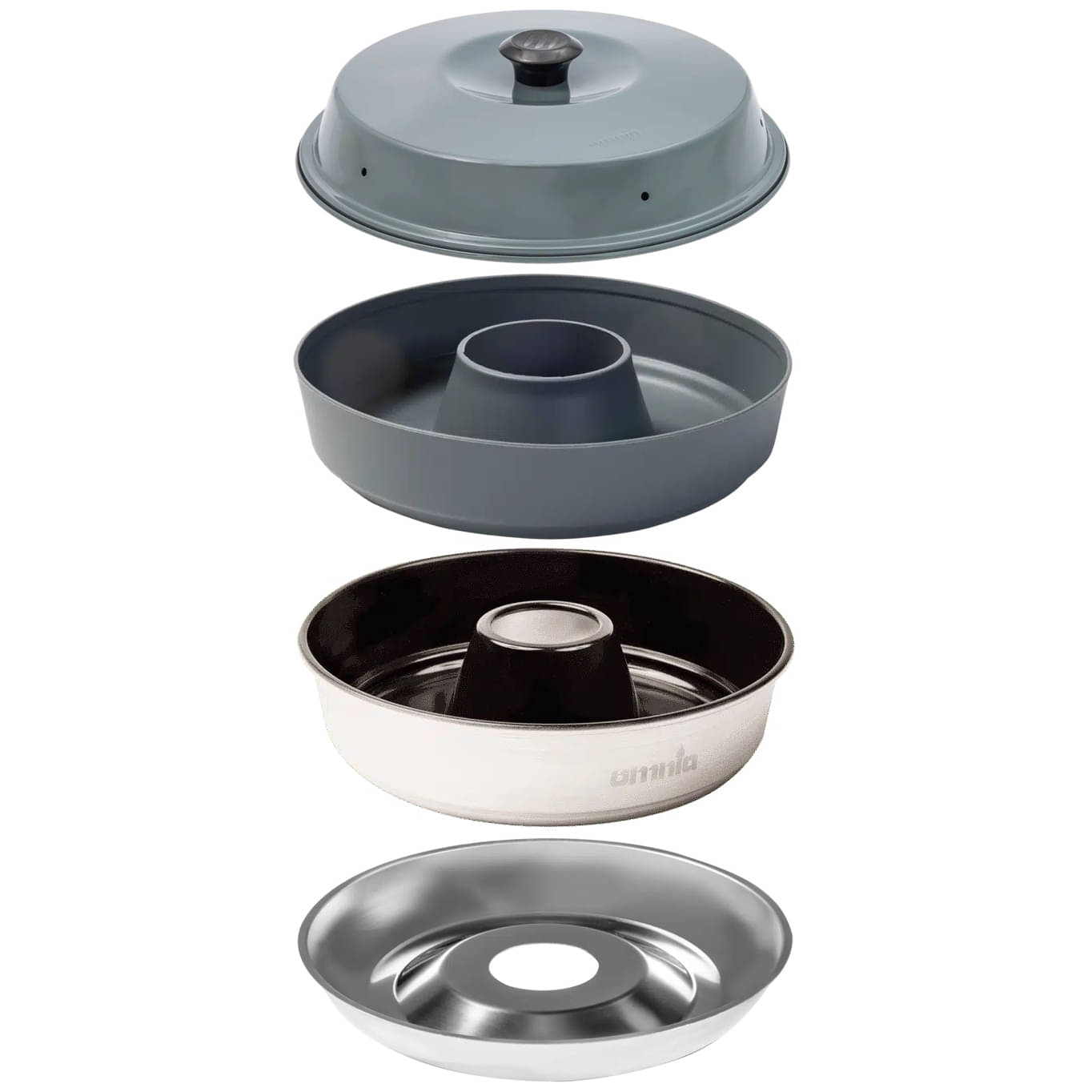 Omnia Backofen Set 2.0 anthrazit - Omnia Artikelnummern- 1030 1105 1510 1308