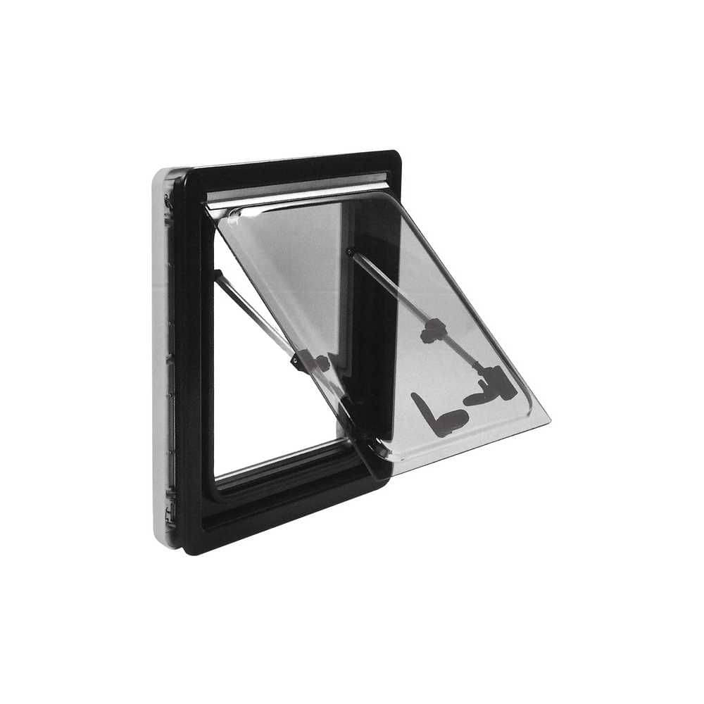 CARBEST Ausstellfenster CLASSIC 900 x 550 mm Acrylglas inkl. Verdunkelungssystem Insektenschutz - 318582