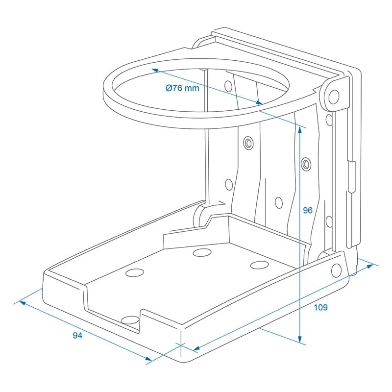 ProPlus Getraenkehalter Becherhalter klappbar - 761474