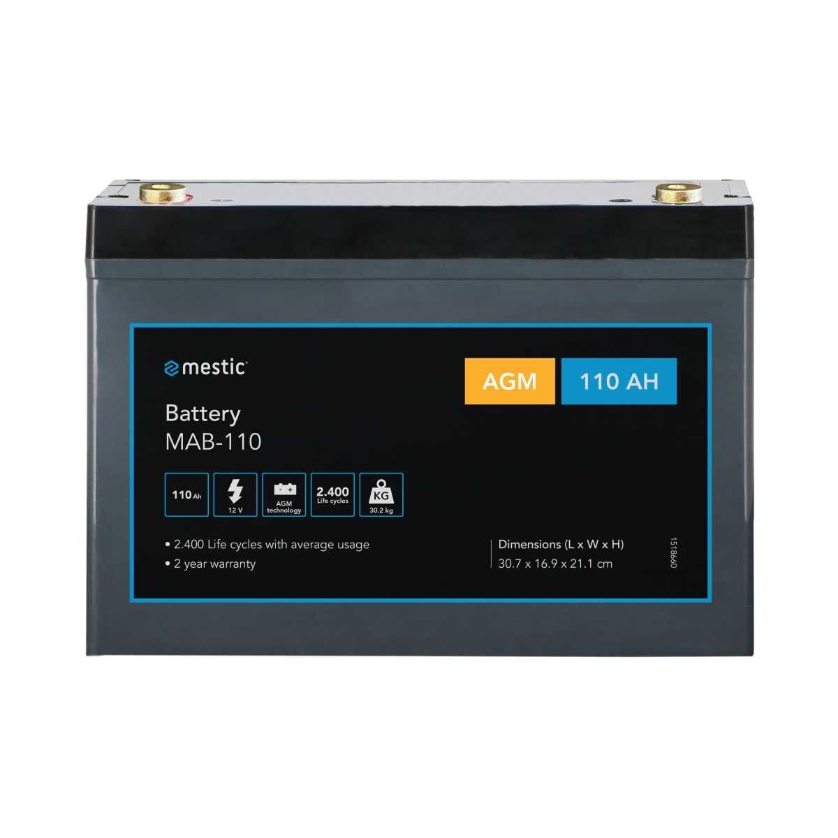 MESTIC AGM-Batterie MAB-110 - 1518660