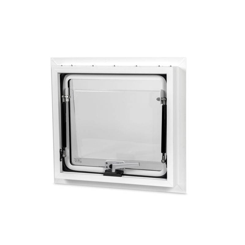 CARBEST Ausstellfenster RW EXPLORER 320 x 520 mm Echtglas Weiss - 318035