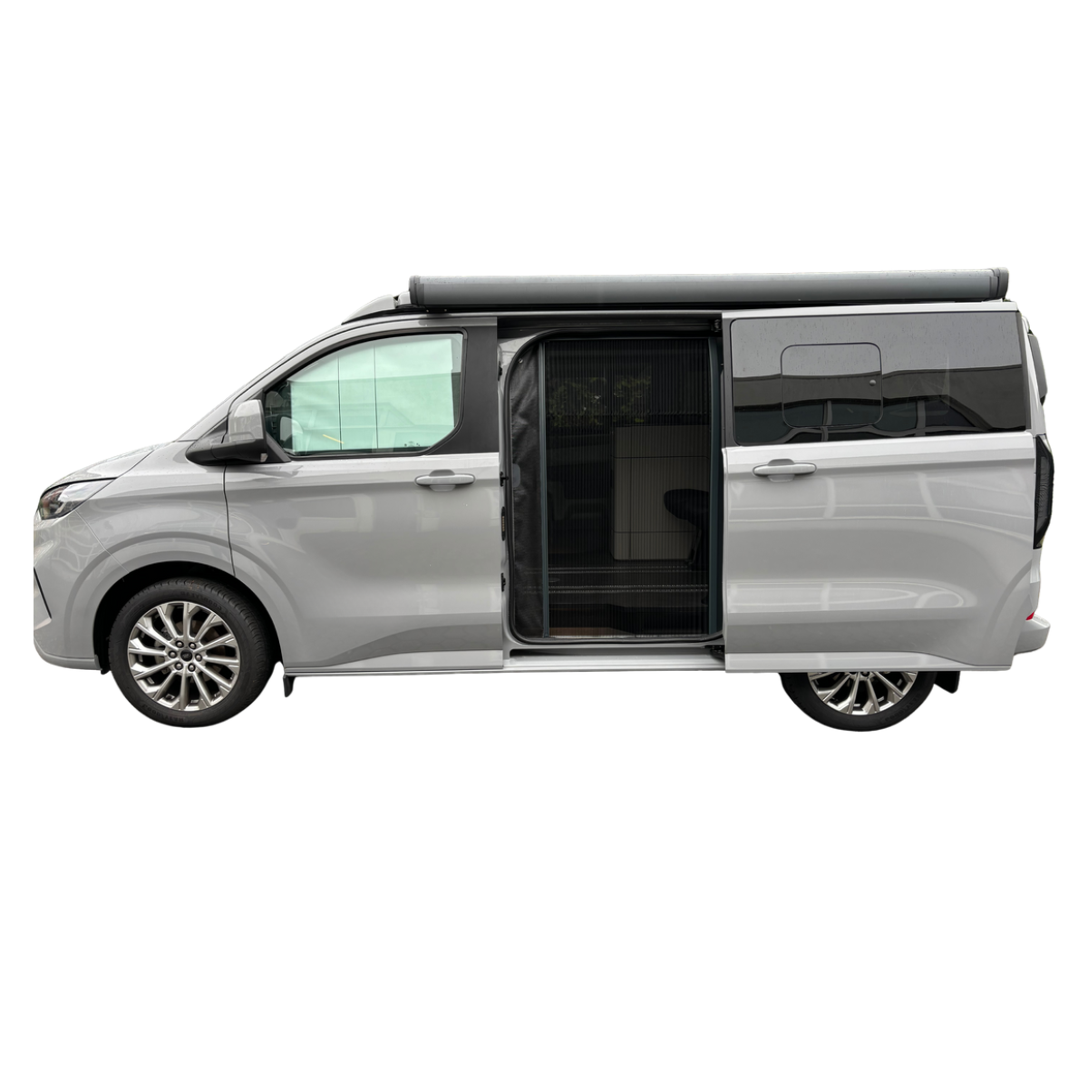 REMIS REMIcare Urbanvan Tuer-Insektenschutz Ford Tourneo Custom V710-VW Transp ab Bj 24- 1400x860- links -