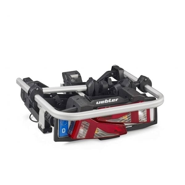 Set UEBLER i21 Z Fahrradtraeger 18110DC 2 Raeder mit 90° Abklappung Rueckfahrkontrolle inkl. Heckbox - 18110-DC 25080