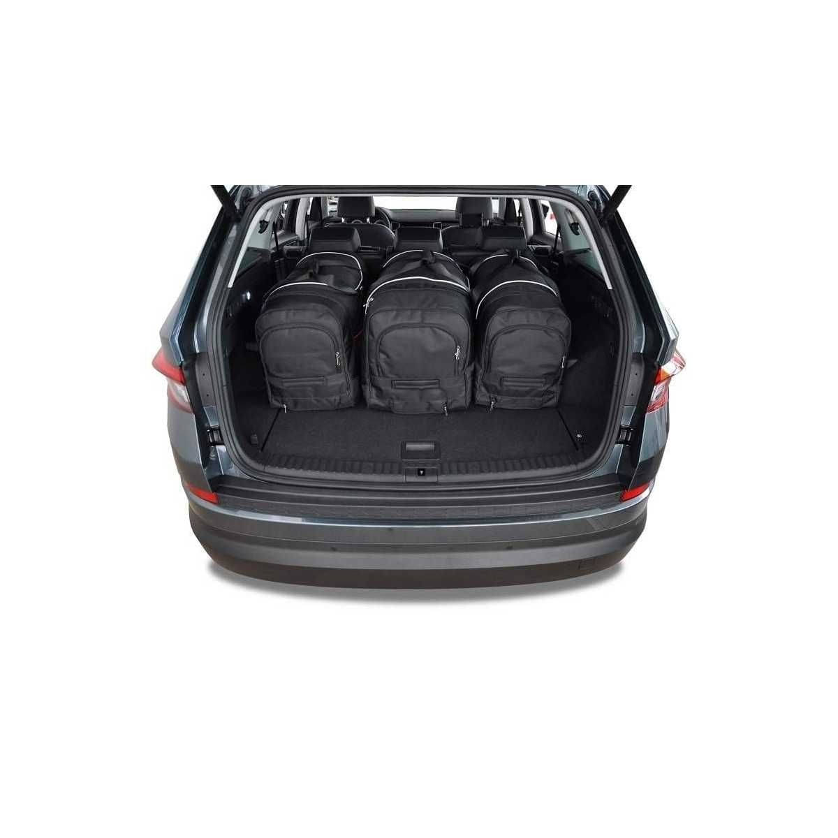 KJUST Kofferraum Taschen Set fuer SKODA KODIAQ Bj. 2016-2023 5er-Set - 7037024