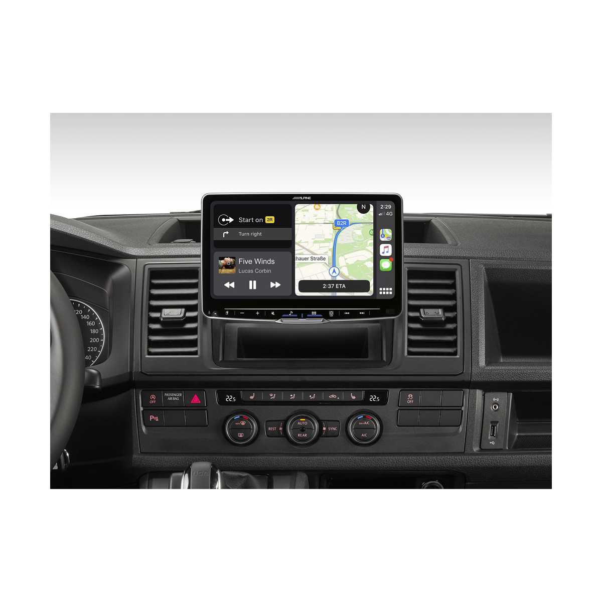 ALPINE HALO 9 Digital-Media-Station VW T6 iLX-F905T6