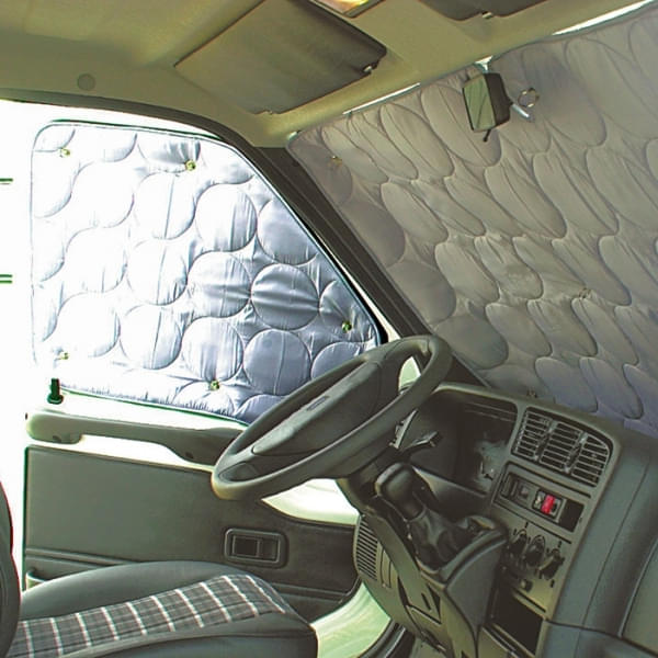 HTD Thermomatten-Set grau für Ford Transit Custom ab Baujahr 2014 HTD Thermomatten-Set grau fuer Ford Transit Custom ab Baujahr 2014