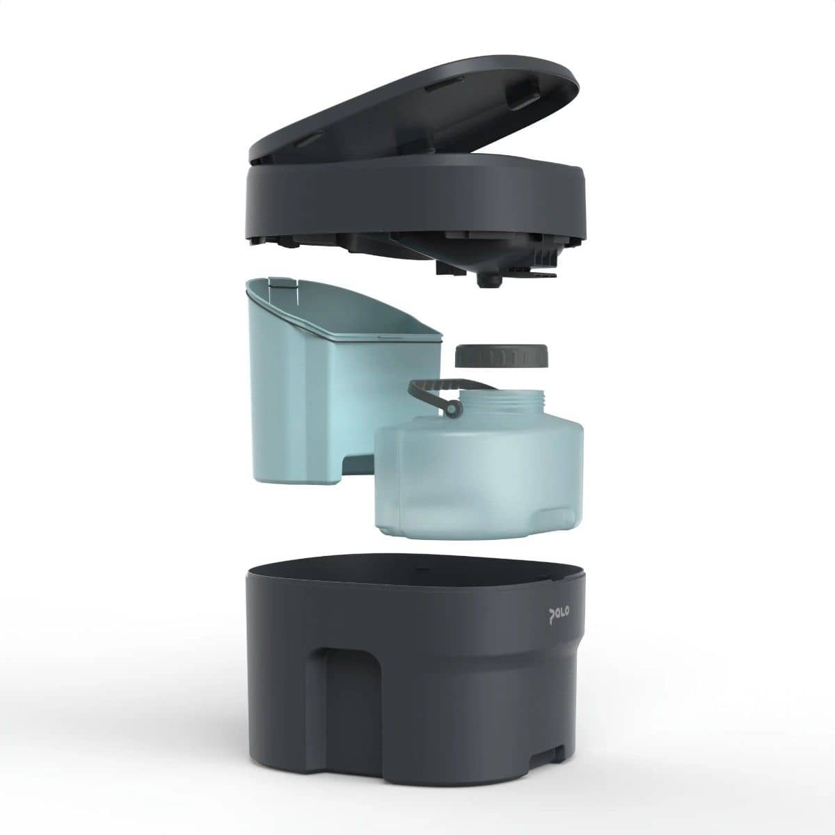 Trockentrenntoilette PALO® Super Compact Anthrazit PALO-TT-S-AN