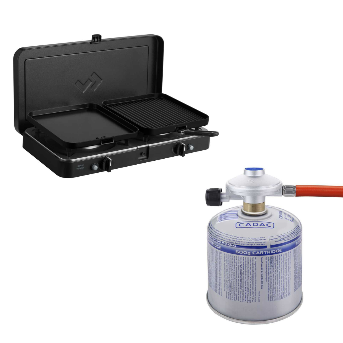 CADAC 2 Cook 3 Turbo FFD Deluxe 50mbar - Starter-Set - 203F2C-20-DE 344 CA500-N