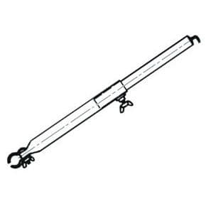 DWT teleskopierbare Dachhakenstange 22 mm Stahl- 170-260 cm