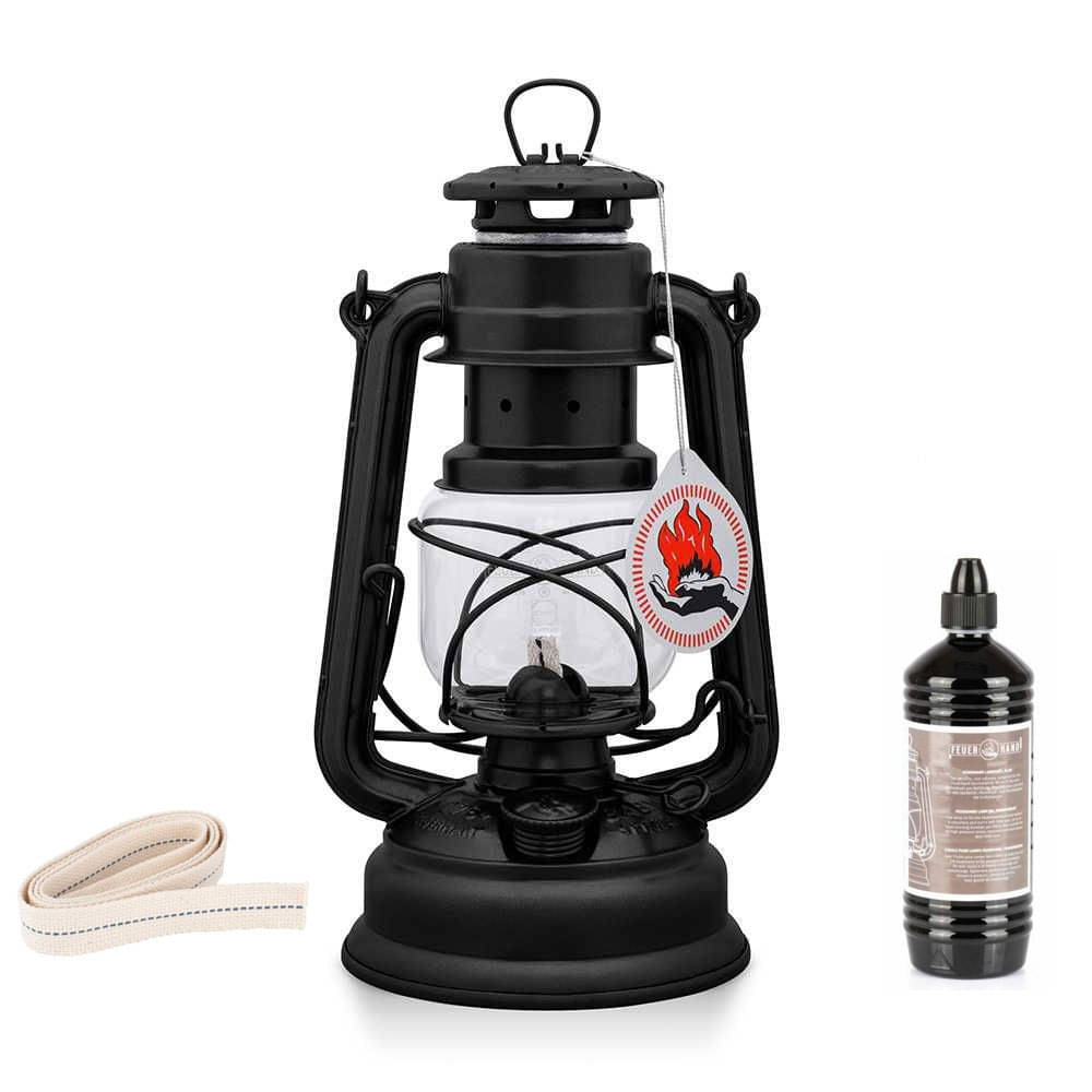 FEUERHAND Sturmlaterne 276 Matt Black Komplett-Set 2.0 FEUERHAND Sturmlaterne 276 Matt Black Komplett-Set 2.0