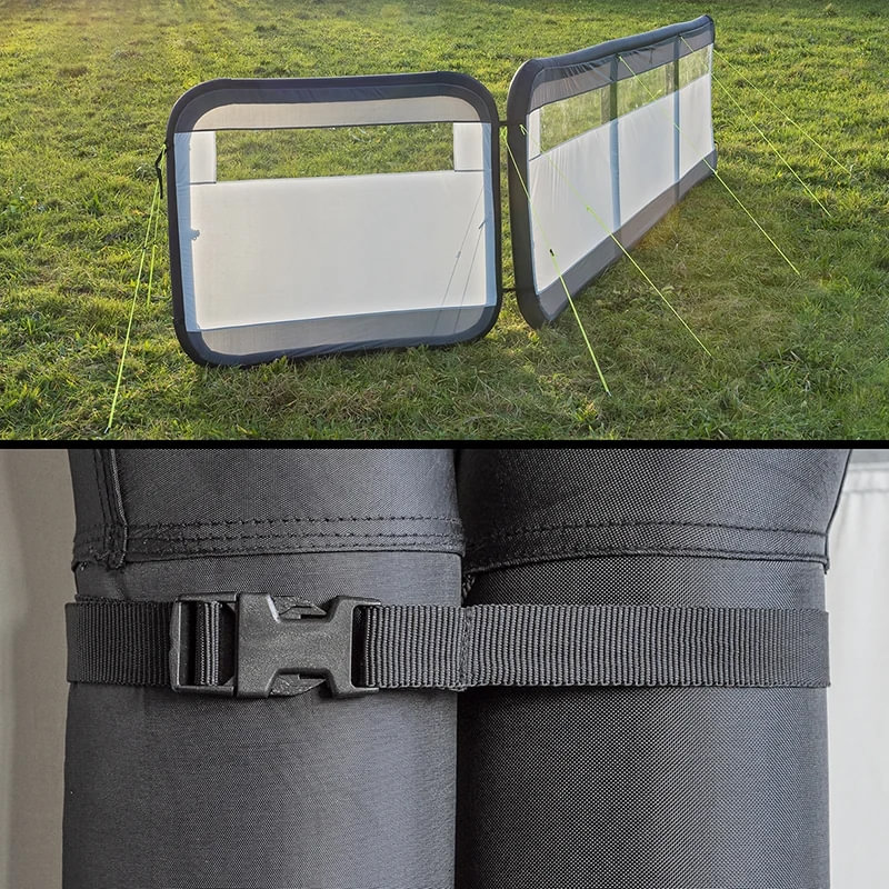 ProPlus aufblasbarer Windschutz Windbreaker 480 x 140 cm - 367806