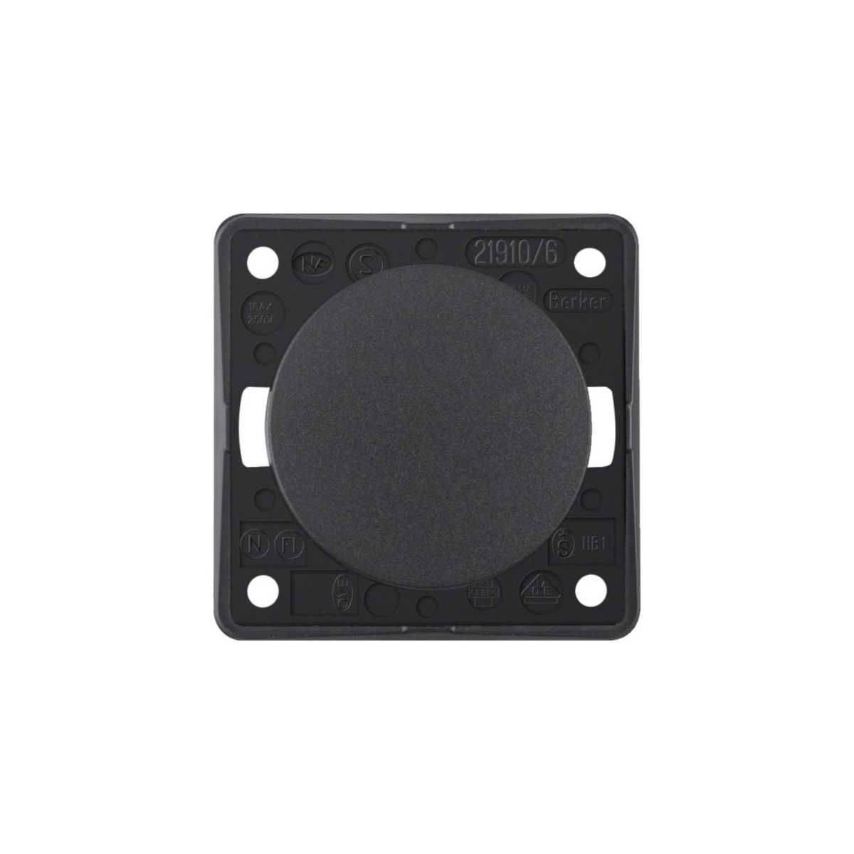 BERKER INTEGRO Flow Wechselschalter anthrazit matt - 9 3656 25 05