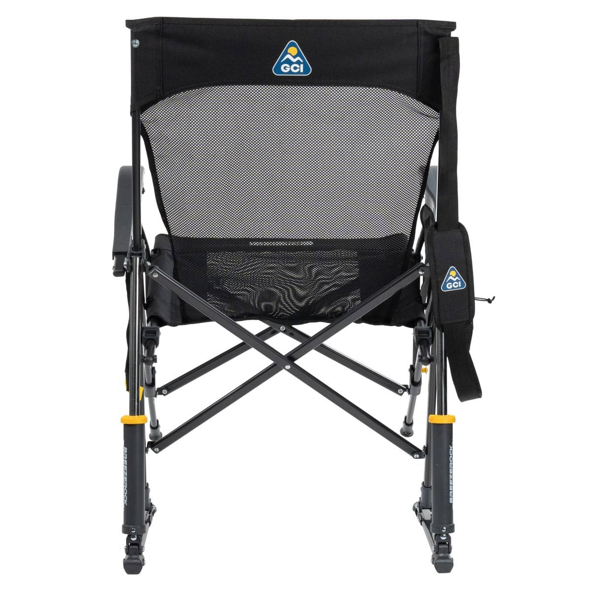 GCI faltbarer Schaukelstuhl Breeze Rocker Black - 81010