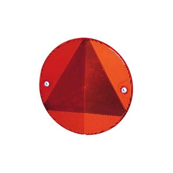 Dreieck Rueckstrahler Ø 155-8 mm rot mit Schraubbefestigung 8RA 343 220-007