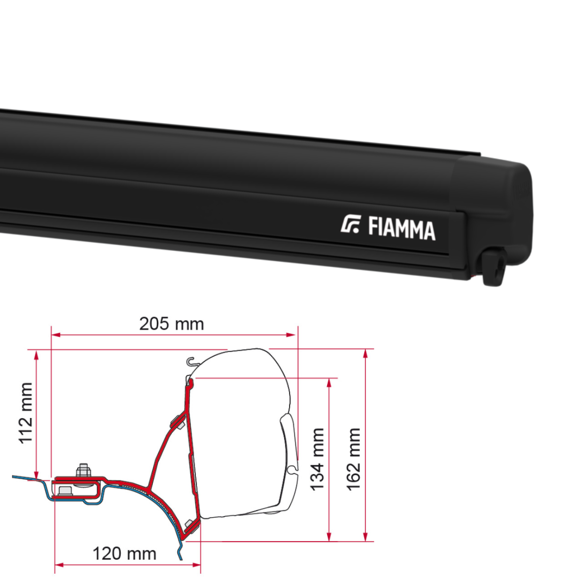 Markise FIAMMA F45 S 260 Royal grey Gehäuse deep black inkl. Adapterkit T5 T6 Multivan Transporter Markise FIAMMA F45 S 260 Royal grey Gehaeuse deep black inkl. Adapterkit T5 T6 Multivan Transporter - 06759H01R 98655-647