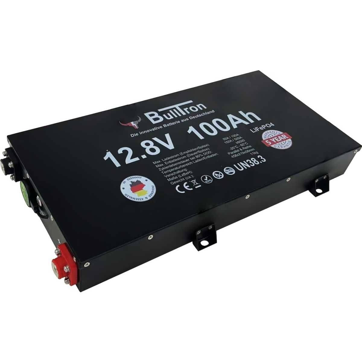 BULLTRON Lithium-Batterie POLAR 100Ah 12V Slim inkl. BMS 150A Dauerstrom & App BULLTRON Lithium-Batterie POLAR 100Ah 12V Slim inkl. BMS 150A Dauerstrom - App - LI100B150-12-SLP