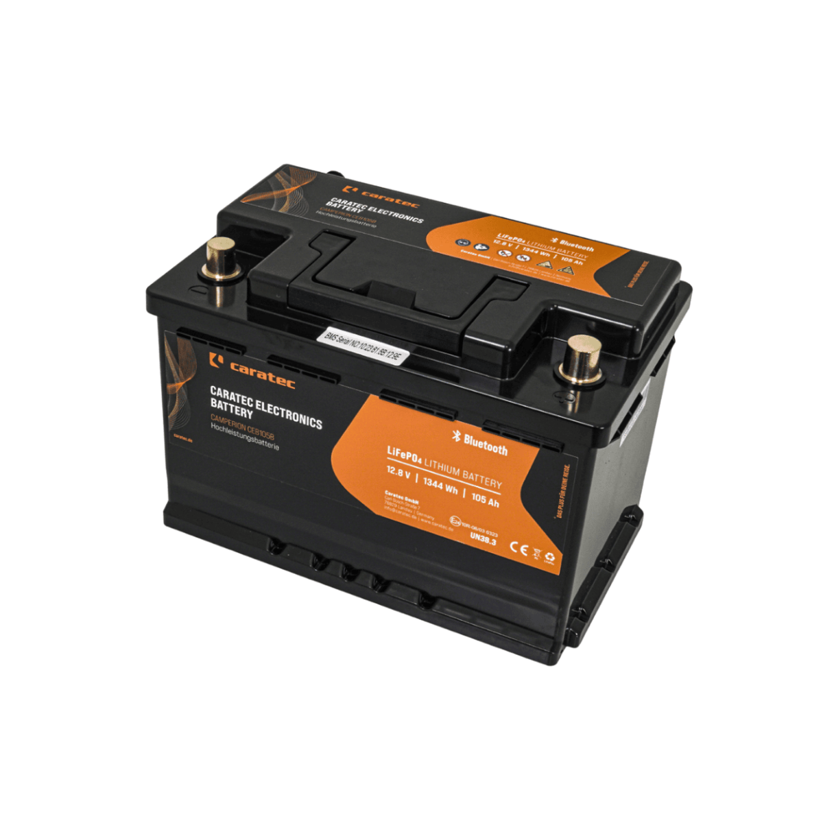 CARATEC CEB105BF Lithium-Batterie 105Ah mit BT und Heizung - CEB105BF