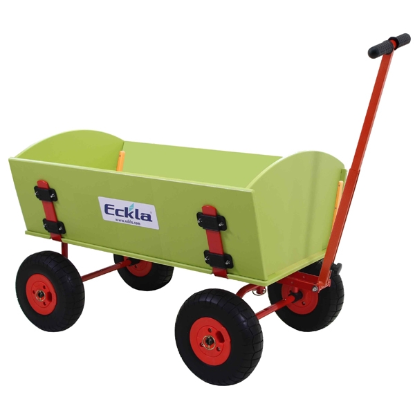 ECKLA Bollerwagen EcklaTrak Long 100 cm Playtec - wetterfester Kunststoff - mit Luftreifen 78270