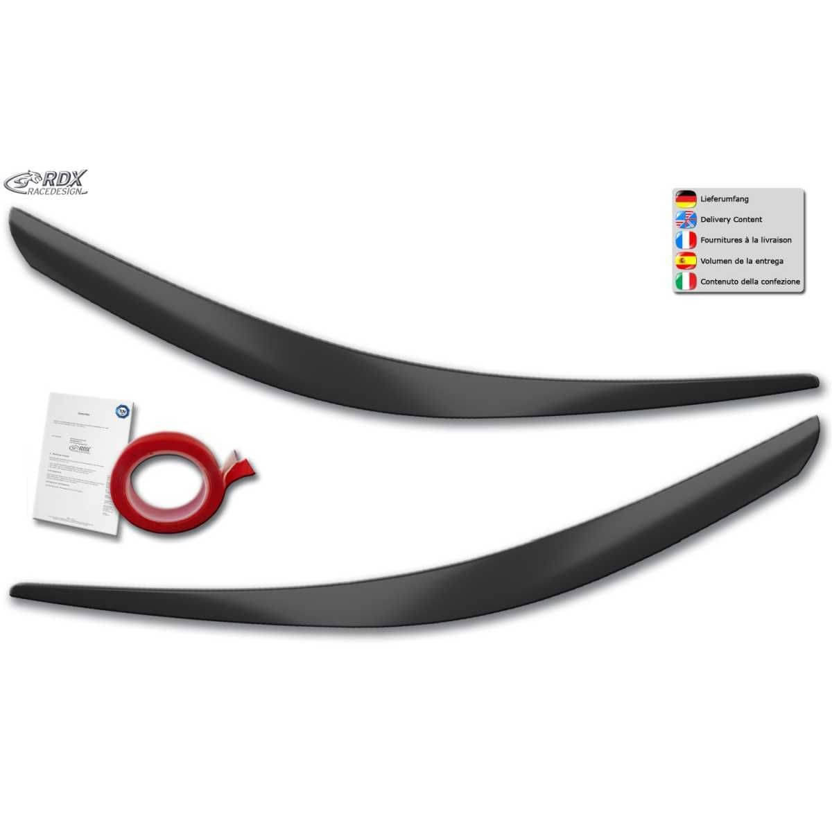 RDX Racedesign Scheinwerferblenden Boeser Blick fuer KIA Niro - e-Niro - Niro Plus ab Bj. 2016 - RDSB190